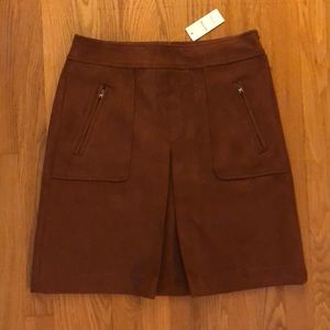 LOFT chestnut skirt